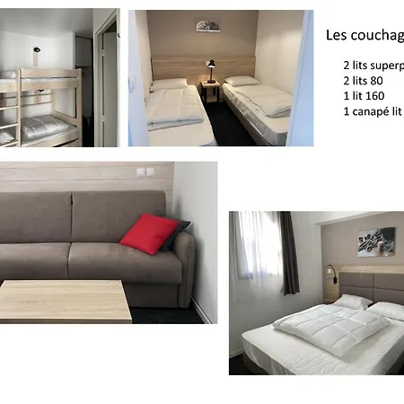 2 Pieces 8 Pers A Gourette Avec Piscine Et Animaux Admis - Fr-1-860-14 * Eaux-Bonnes